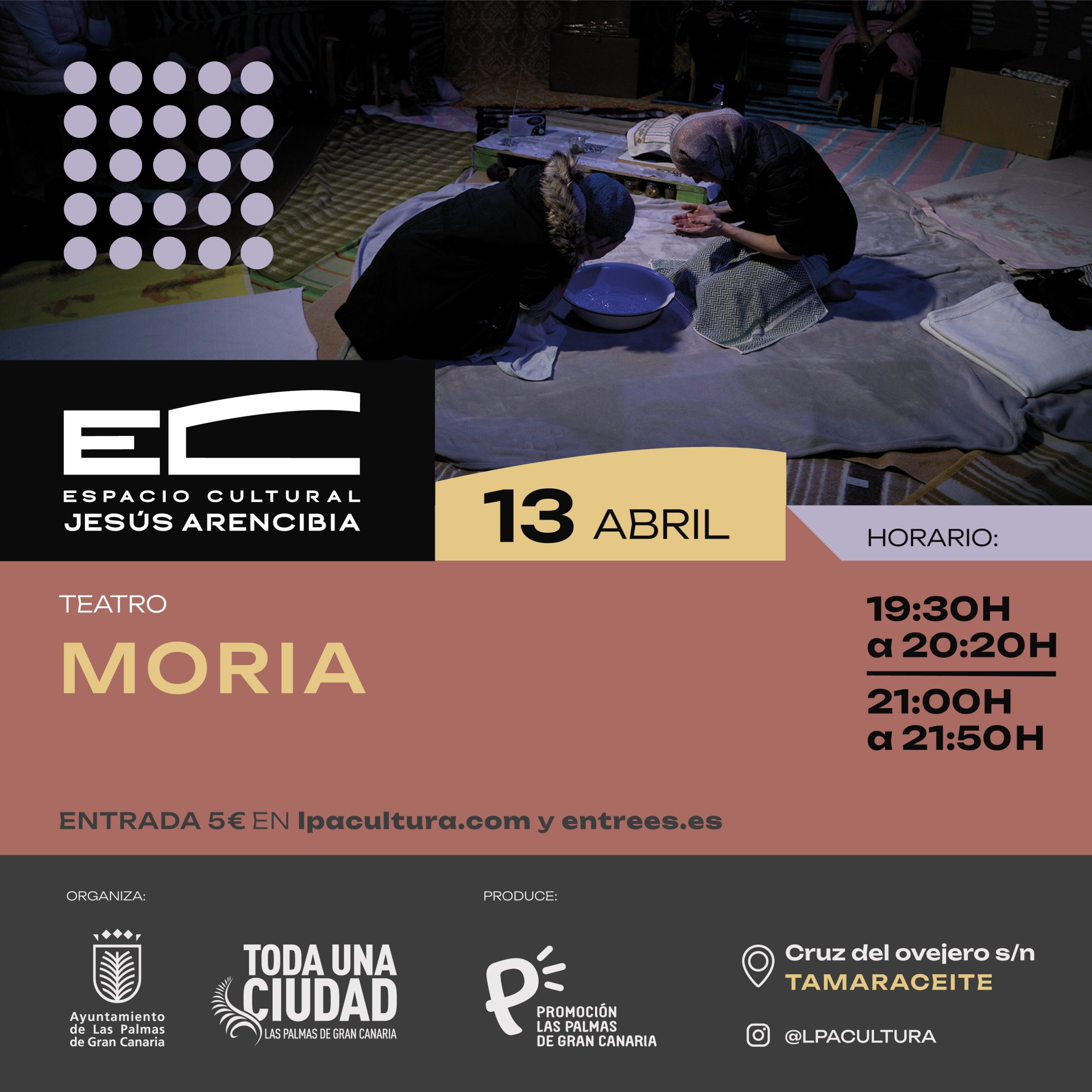 El montaje escénico ‘Moria’, se presenta en el Espacio Cultural Jesús Arencibia post thumbnail image