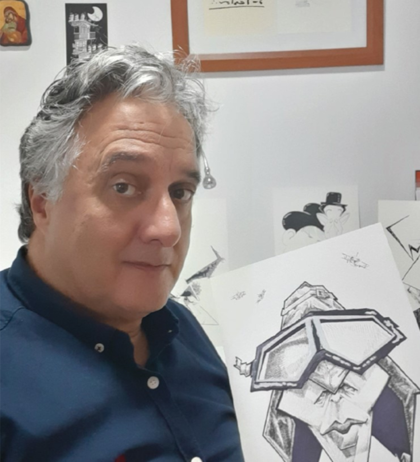Néstor Dámaso del Pino inaugura la muestra ‘Entre caricanarios’ post thumbnail image
