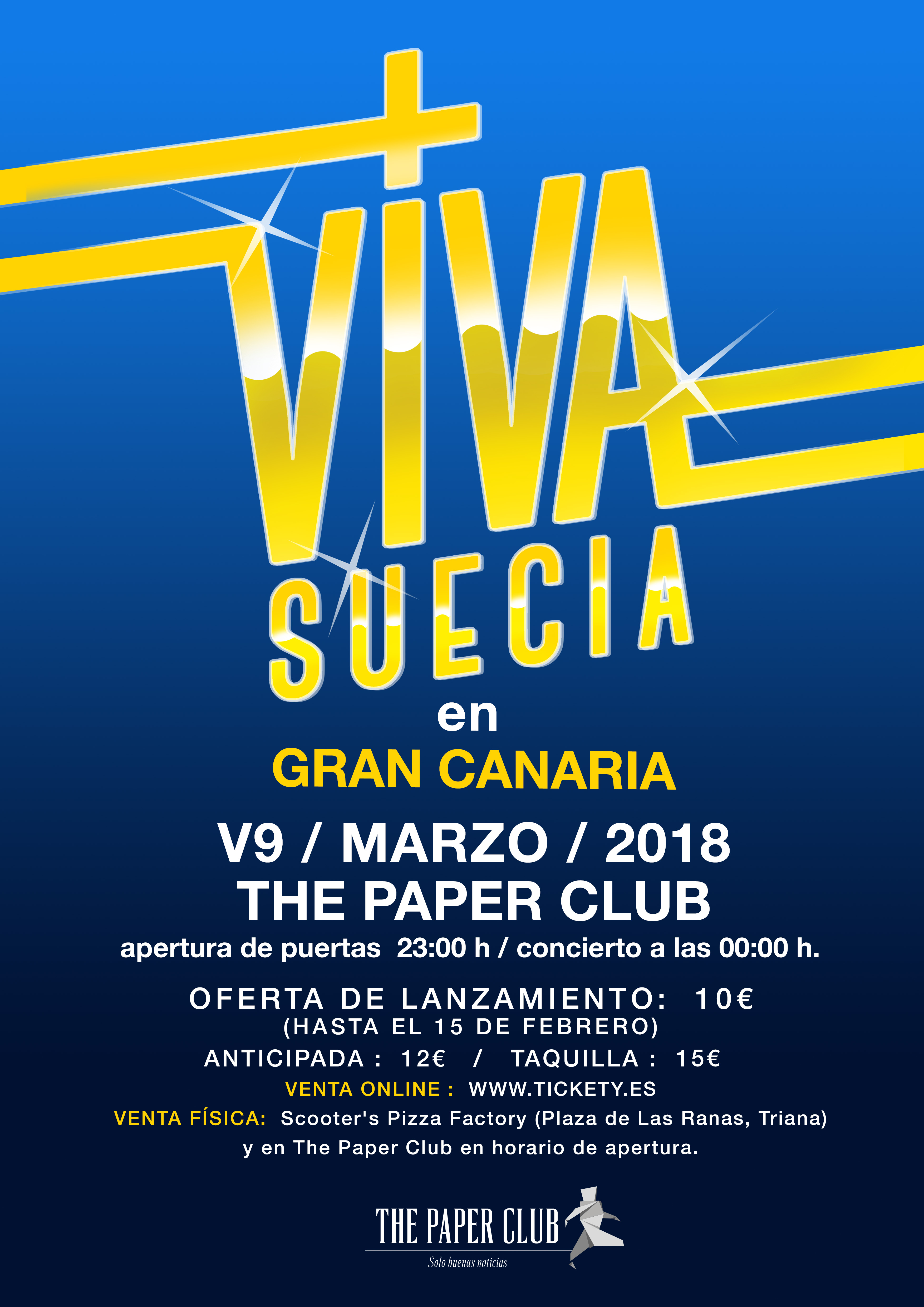 Viva Suecia desplegará su rock indie en The Paper Club el 9 de marzo post thumbnail image